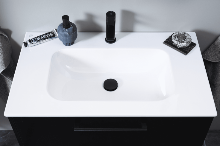 Gustavsberg Arctic håndvask, 100x165,5 cm, hvid