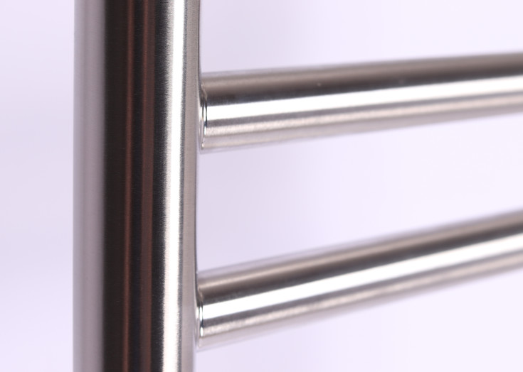 Kriss Apollo Plus håndkletørker, el, 50x100 cm, børstet rustfri stål