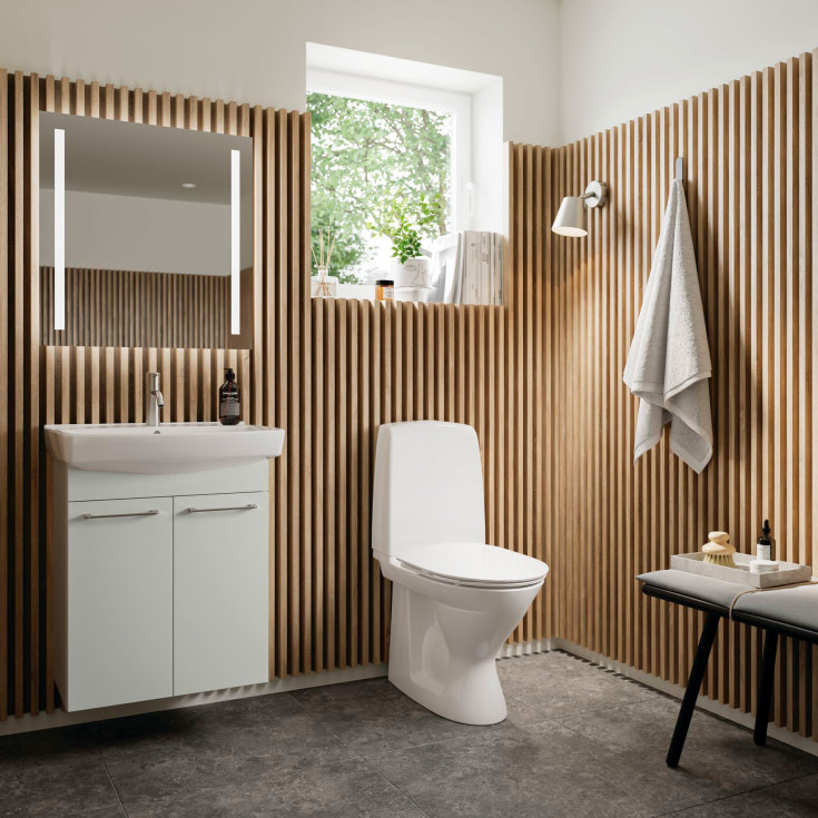 Ifö Spira møbelpakke, 57x43,5 cm, hvit