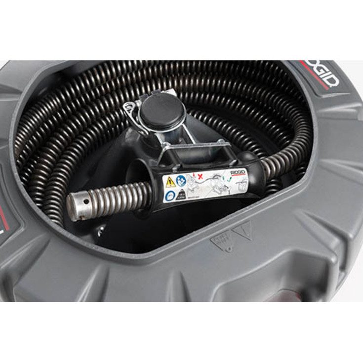 RIDGID spiralbeholder, komplet med plastromle og drejefod