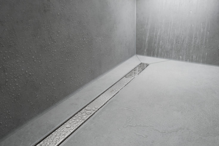 Hansgrohe Raindrain Match afløbsrende, 1000 mm, rustfrit stål