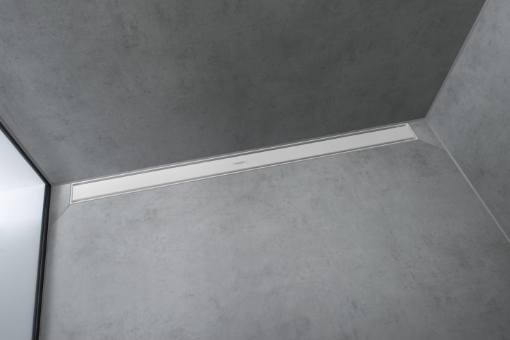Hansgrohe Raindrain Match avløpsrenne, 900 mm, matt hvit