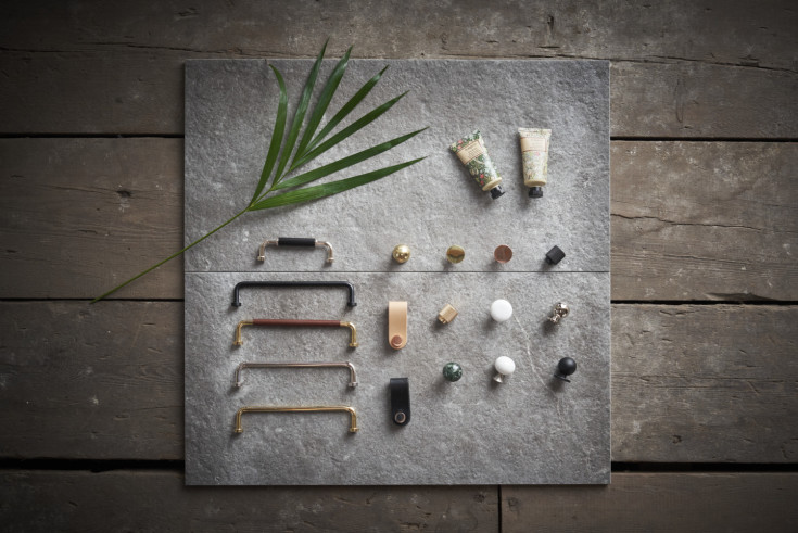 Gustavsberg greb, 60 mm, messing