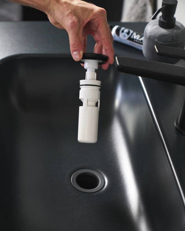 Gustavsberg Artic bunnventil, push-open, matt sort