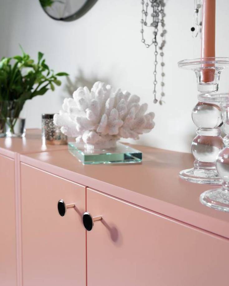 Gustavsberg Artic vægskab, 59,5x55 cm, lyserød