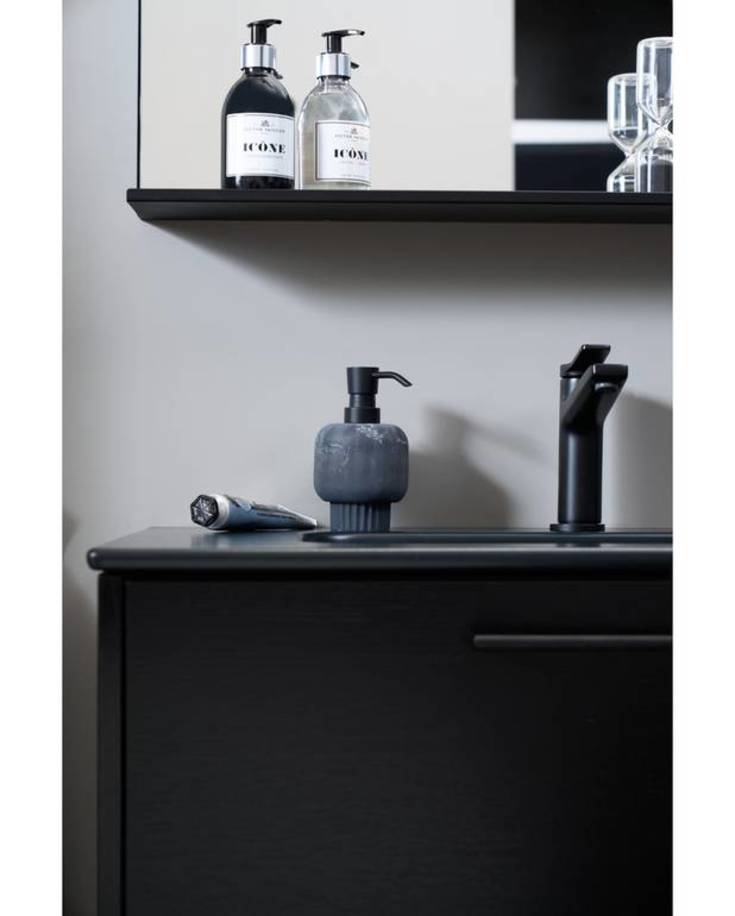 Gustavsberg Artic møbelpakke, 60x47 cm, sort eik/sort