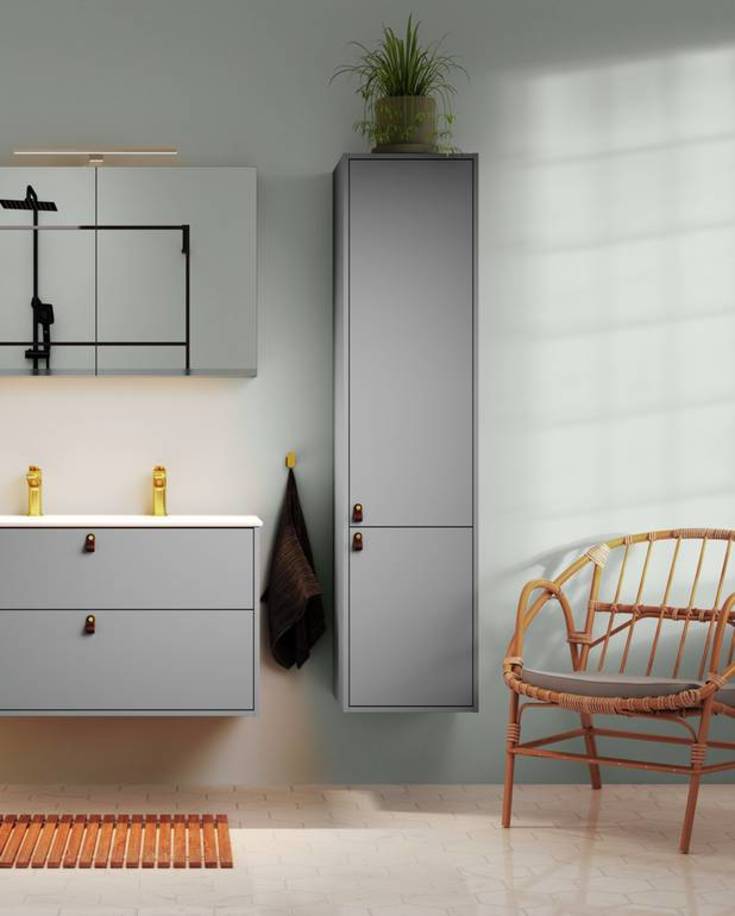 Gustavsberg Artic høyskap, 39,9x165 cm, grå