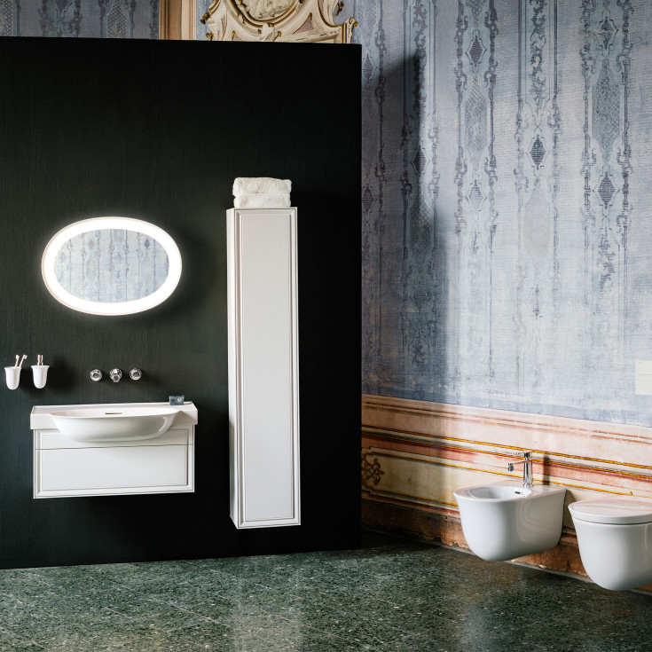 Laufen The New Classic servantskap, 77,6x31,6 cm, hvit høyglans