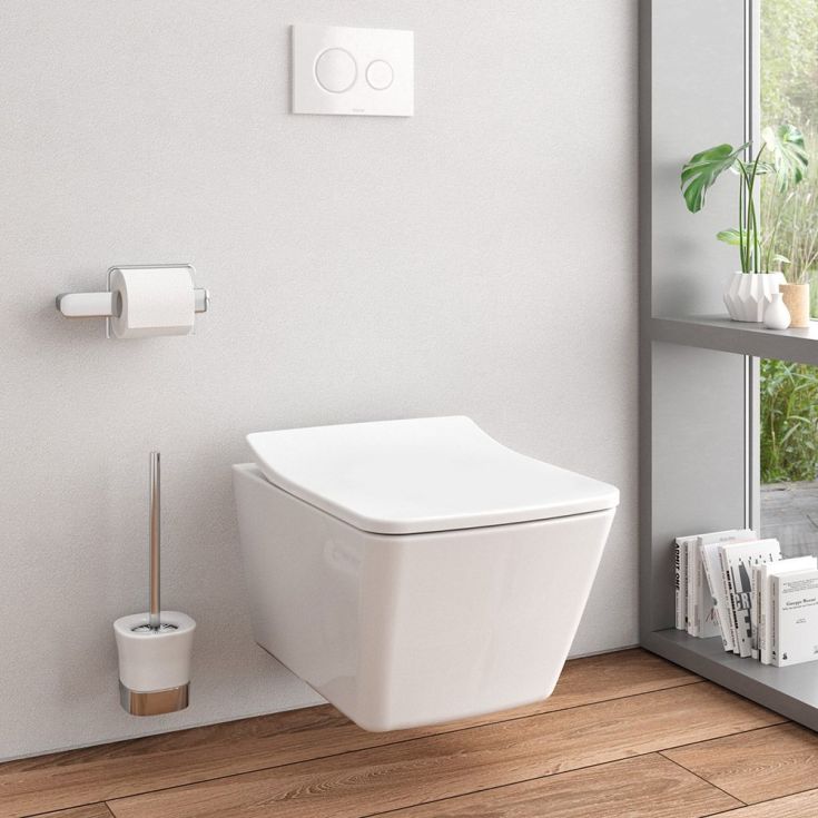 Toto SP Slim-line toiletbræt, soft close, aftagelig, hvid