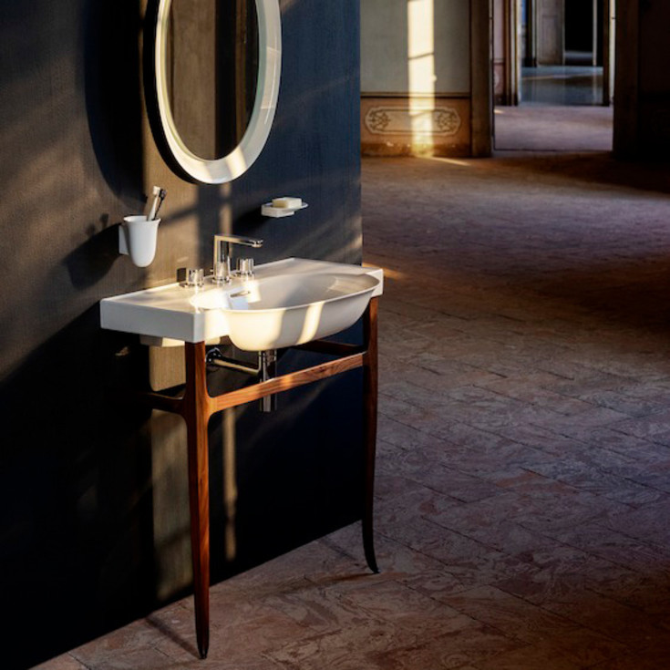 Laufen The New Classic handdukshållare till tvättställ, valnöt