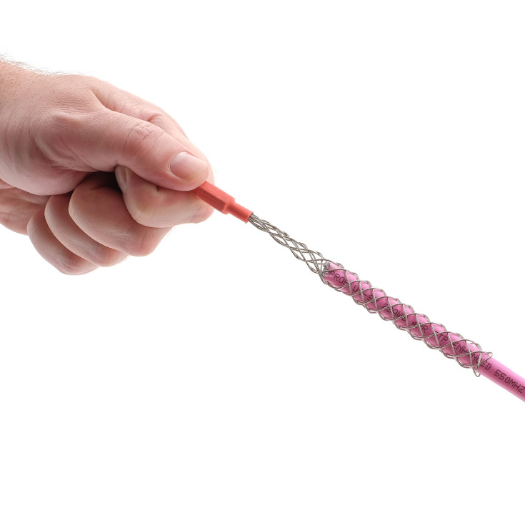 Super Rod kabelstrumpa, 6-10 mm, röd