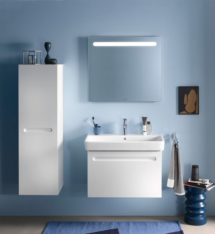 Duravit No.1 spejl med lys, 80x70 cm