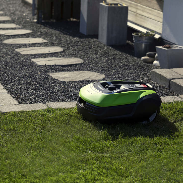 Greenworks optimow 10 robotgräsklippare, 1000 m²