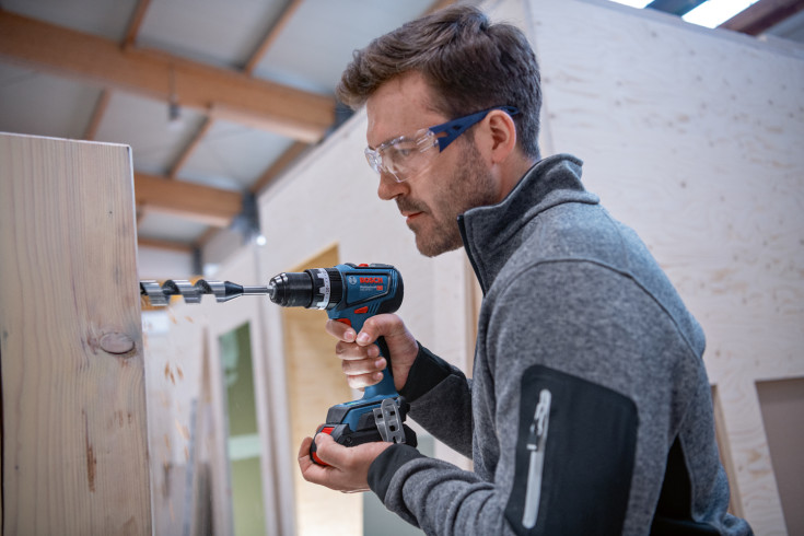 Bosch slagbormaskin GSB 18V-90 C, solo