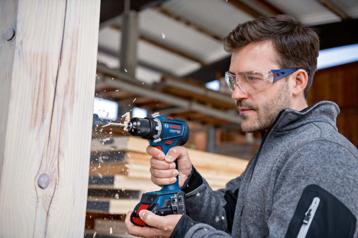 Bosch bore-/skruemaskine GSR 18V-90 C, solo