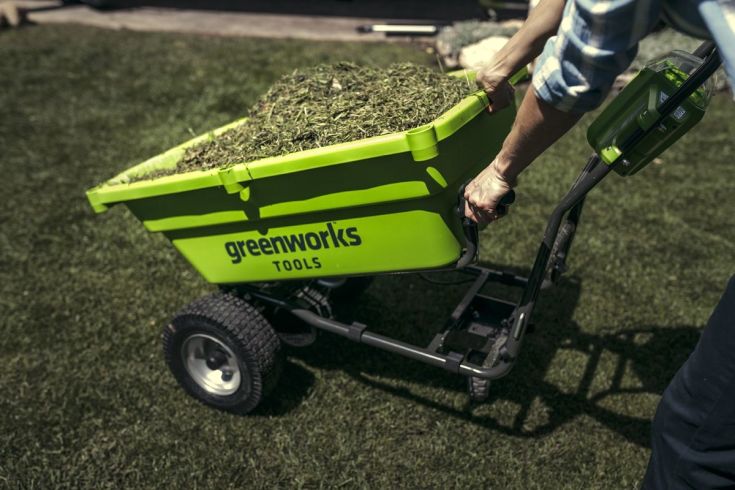 Greenworks selvgående trillebår 40V, uten batteri