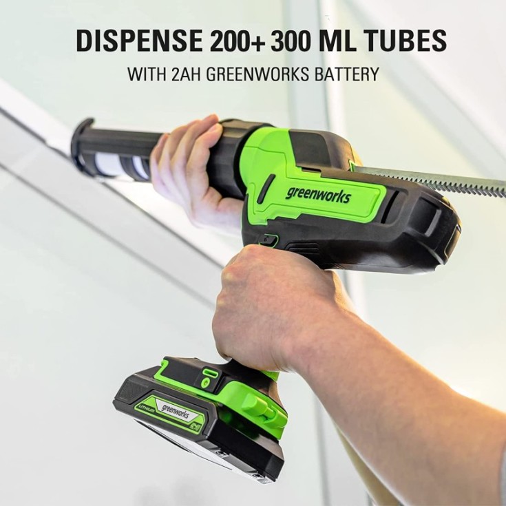 Greenworks fugepistol 24V, uten batteri