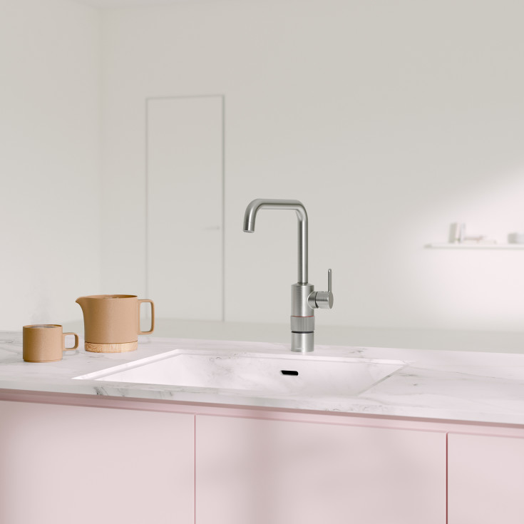 Damixa Silhouet Instant kjøkkenarmatur, kokende vann, stål