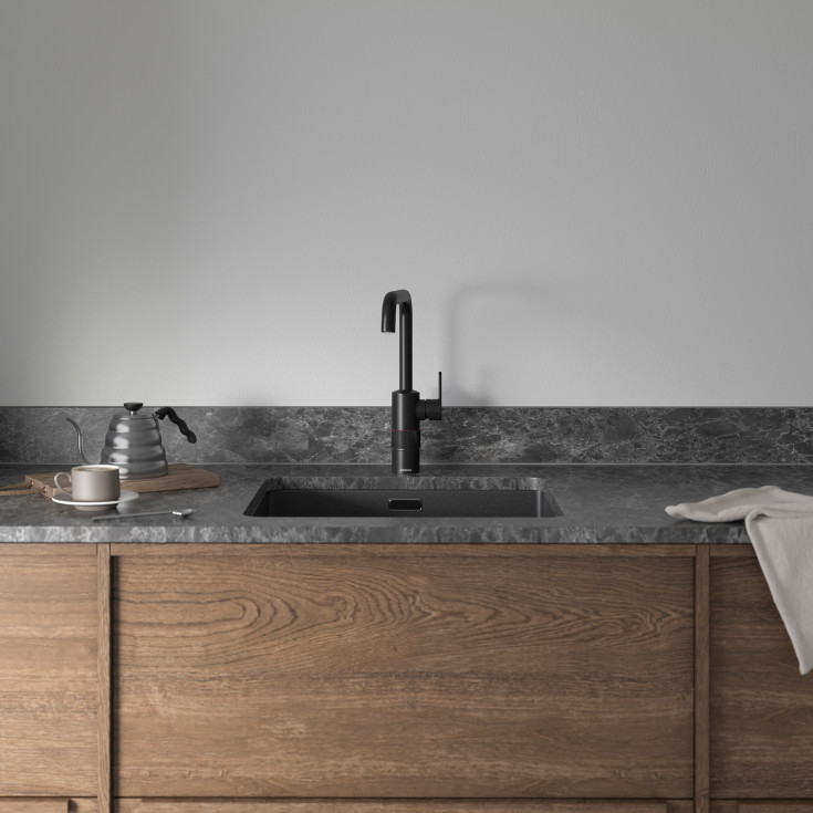 Damixa Silhouet Instant køkkenarmatur, kogende vand, mat sort