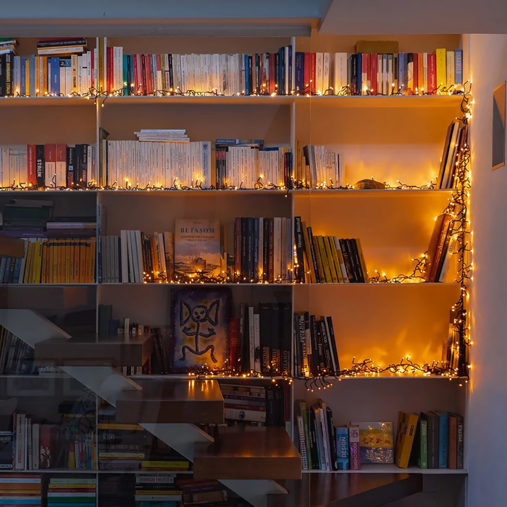 Twinkly Strings juletræskæde, 400 kolde til varm hvide lys, 32 meter