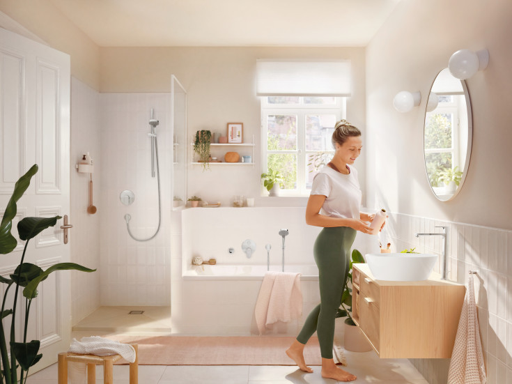 Hansgrohe Rebris S 240 håndvaskarmatur, krom