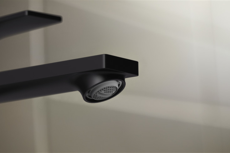 Hansgrohe Rebris E 240 tvättställsblandare, matt svart