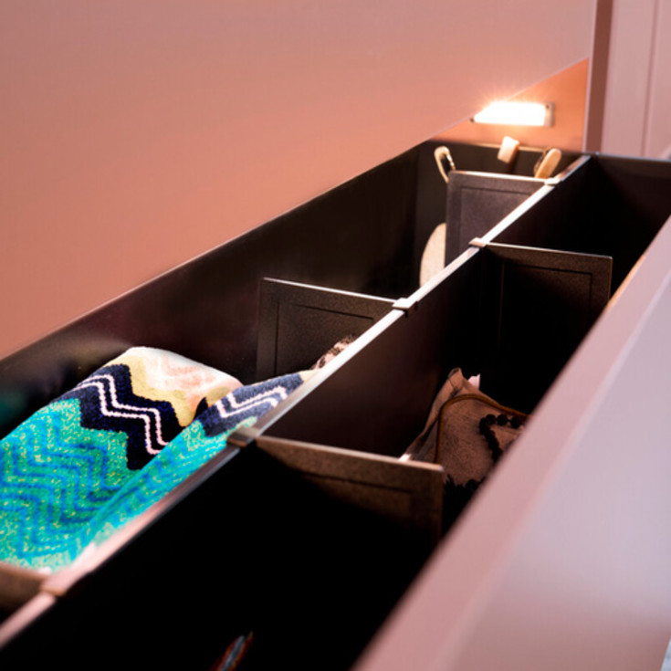 Gustavsberg Artic lådinsats, 80 cm, svart