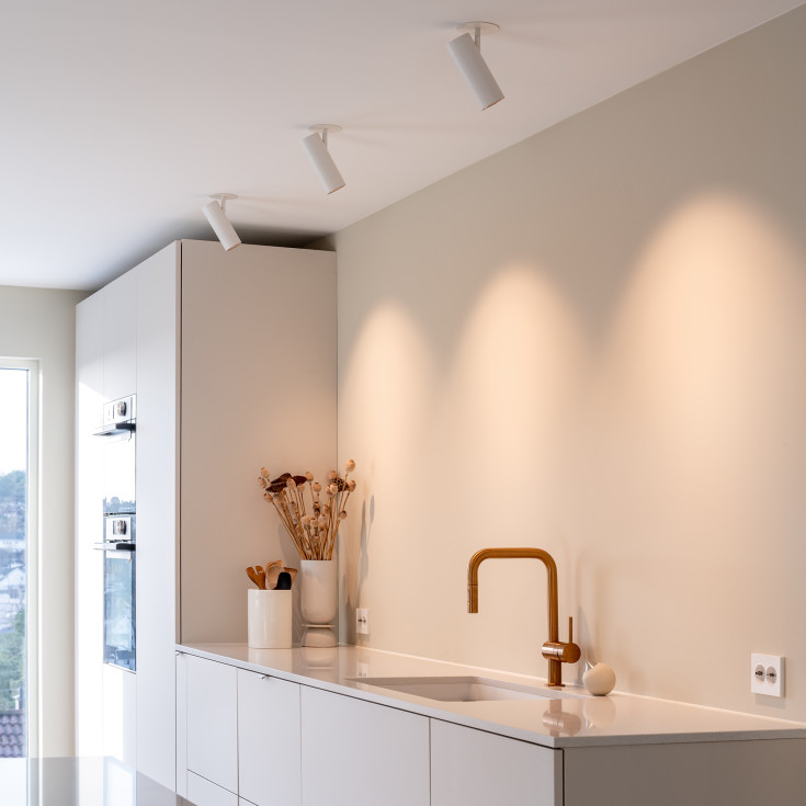 SG Tube Mini R spotlampe, 3000K, hvid