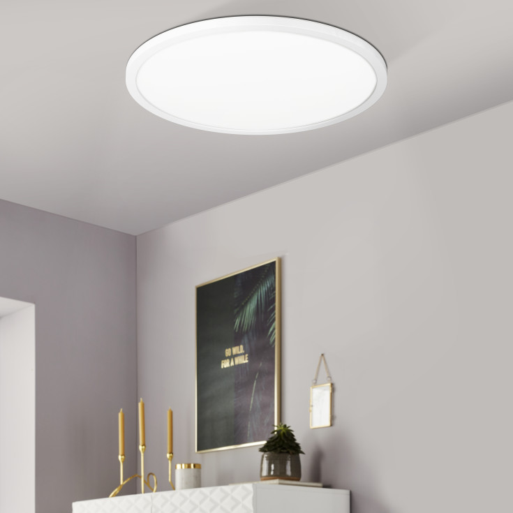 Eglo Z Rovito plafond, hvit, Ø42 cm