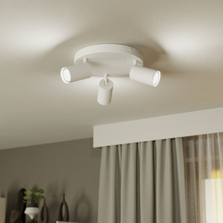 Eglo Z Telimbela takspotlight, 3 spotlights, vit