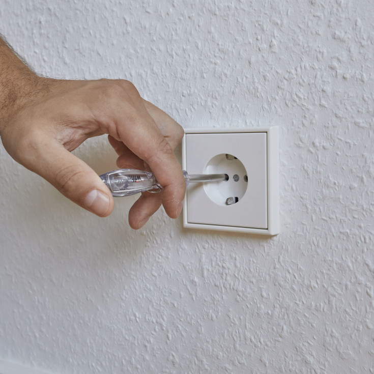 Wiha SoftFinish spänningsprovare, 1-polig, 110-250 V