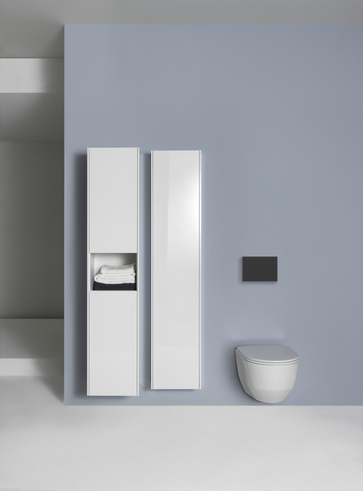 Laufen Lis AW100 betjeningsplate, matt sort