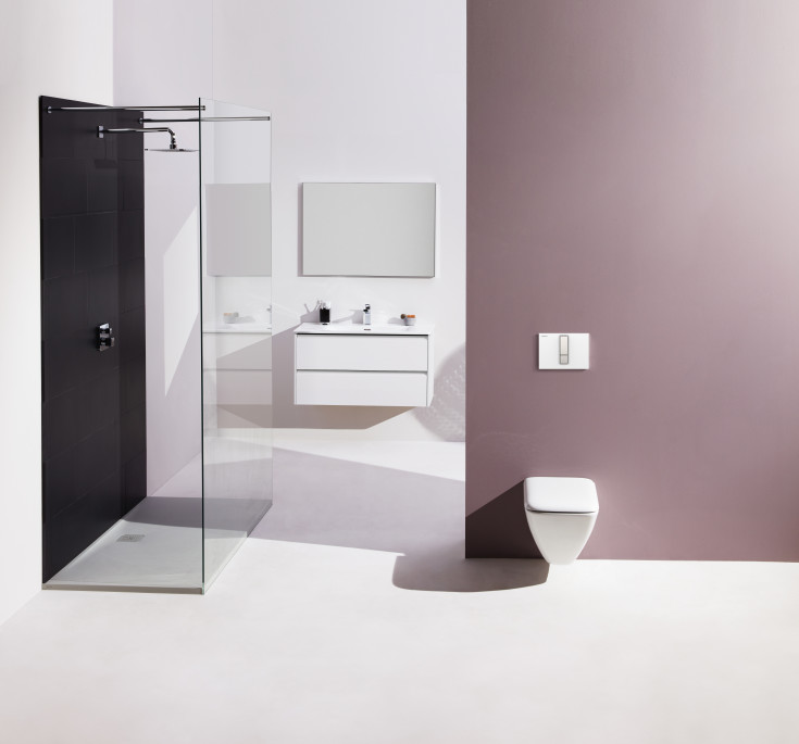 Laufen Lis AW102 betjeningsplade, hvid