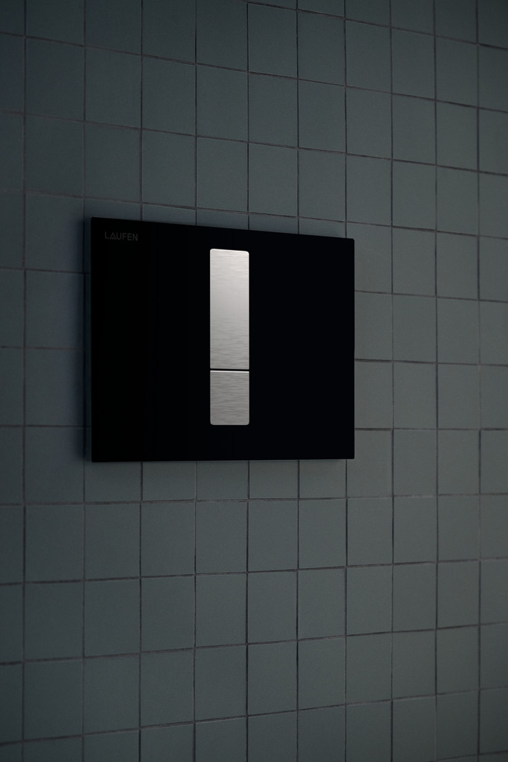 Laufen Lis AW102 betjeningsplade, sort
