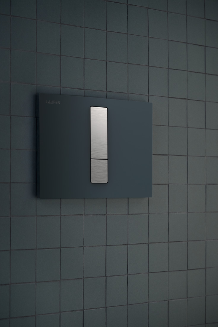 Laufen Lis AW102 betjeningsplade, grå