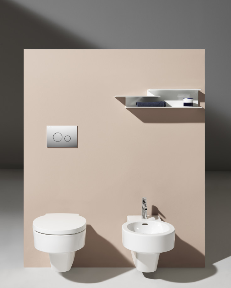 Laufen Lis AW105 betjeningsplade, krom