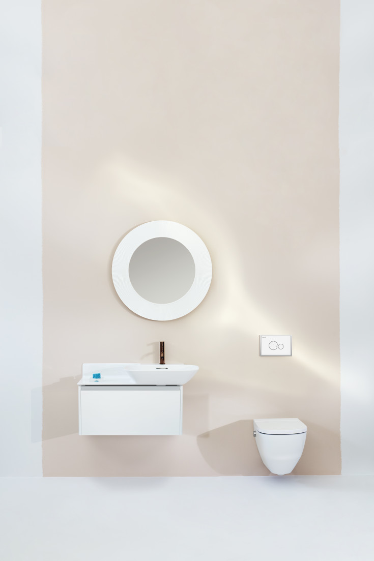 Laufen Lis AW106 betjeningsplade, hvid