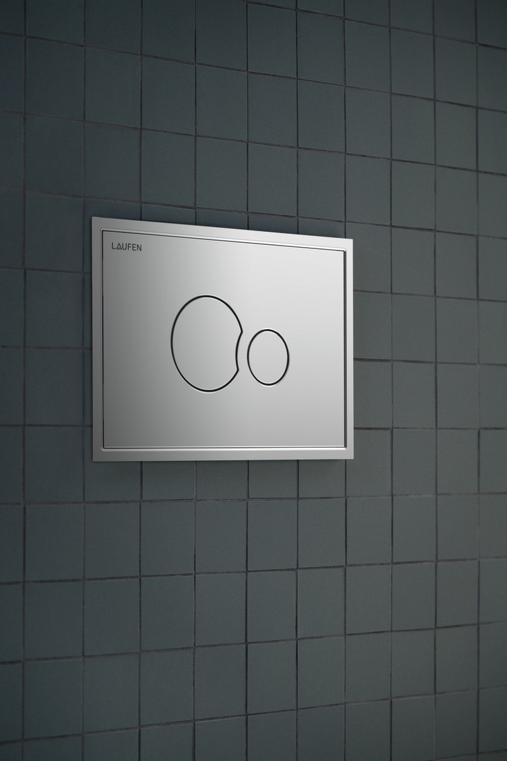 Laufen Lis AW106 betjeningsplade, krom