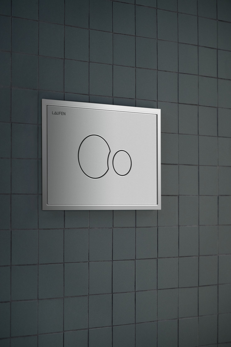 Laufen Lis AW106 spolplatta, matt krom