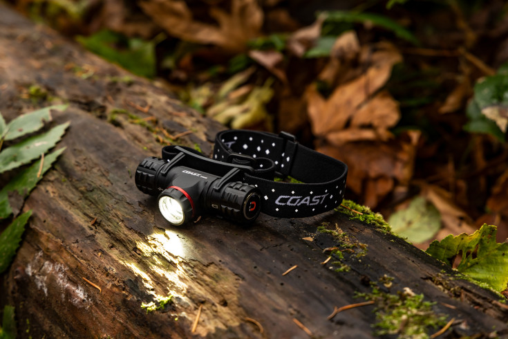 Coast XPH30R pandelampe, genopladelig