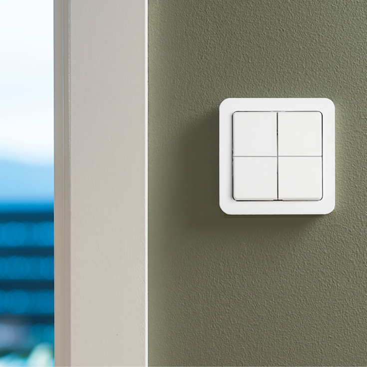 SG LEDDim Smart lysdæmperkontakt, 1 modul, hvid