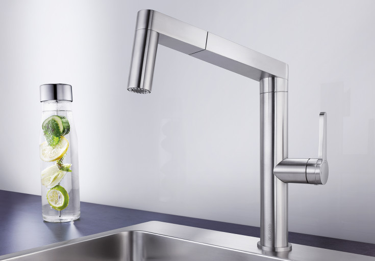 Blanco Panera kjøkkenarmatur, stål