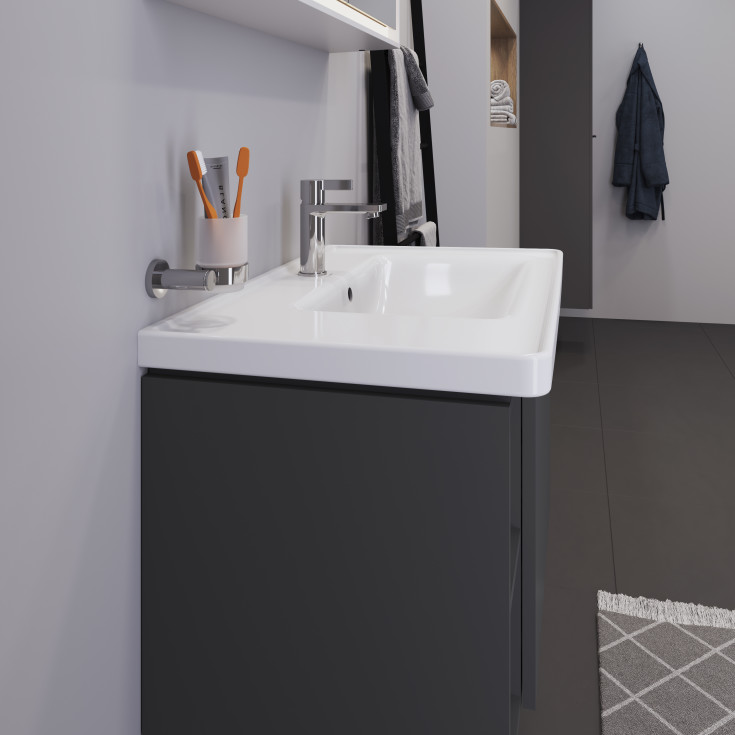 Duravit D-Neo servantskap, 78,4x45,2 cm, matt grå