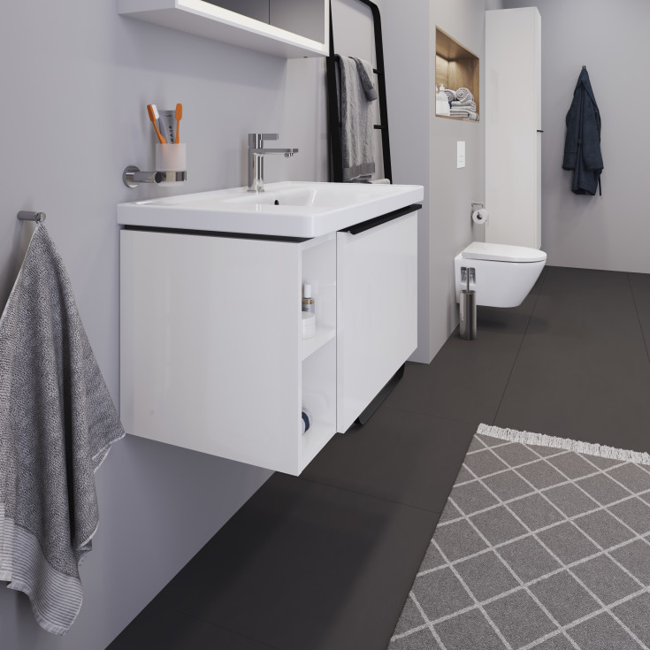 Duravit D-Neo servantskap, 78,4x45,2 cm, høyglans hvit