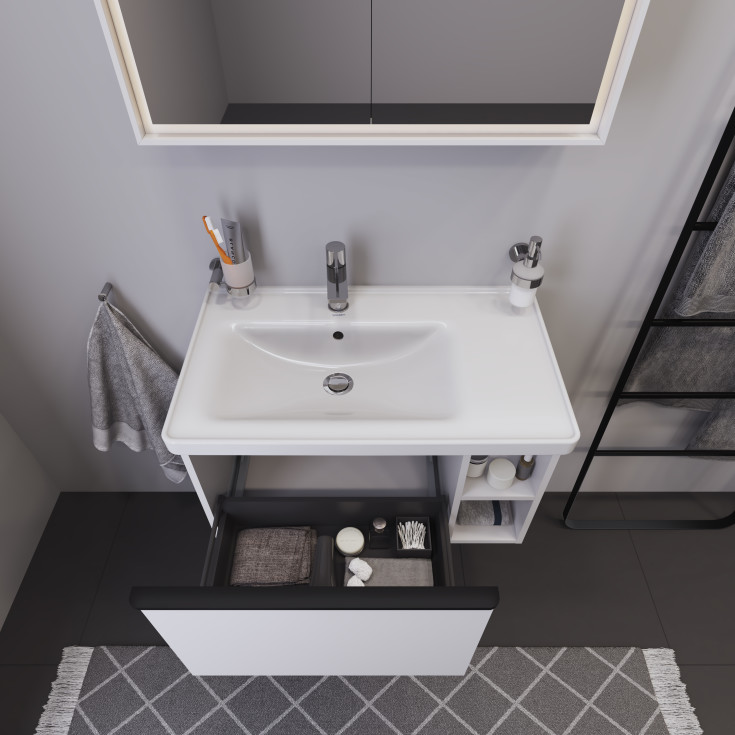 Duravit D-Neo underskåp, 78,4x45,2 cm, matt vit