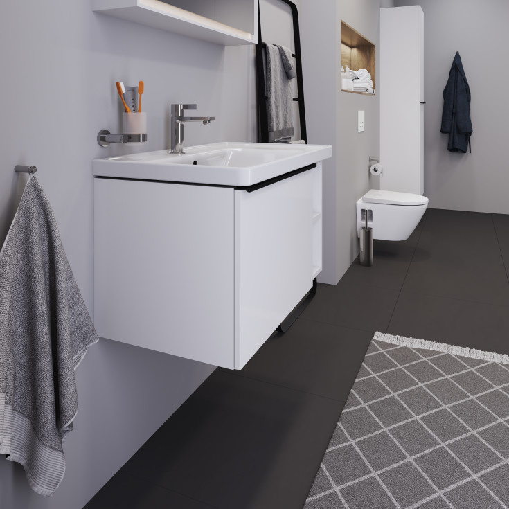 Duravit D-Neo underskåp, 78,4x45,2 cm, högglans vit