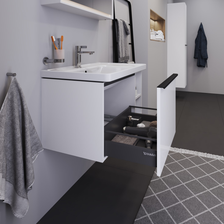 Duravit D-Neo underskåp, 78,4x45,2 cm, högglans vit