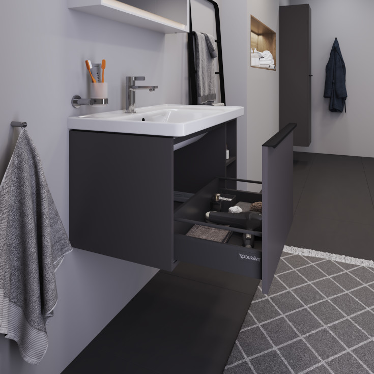 Duravit D-Neo underskåp, 78,4x45,2 cm, matt grå
