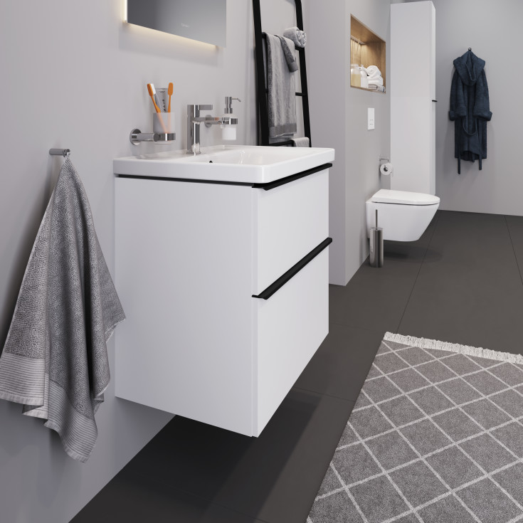 Duravit D-Neo møbelpakke, 65x48 cm, matt hvit