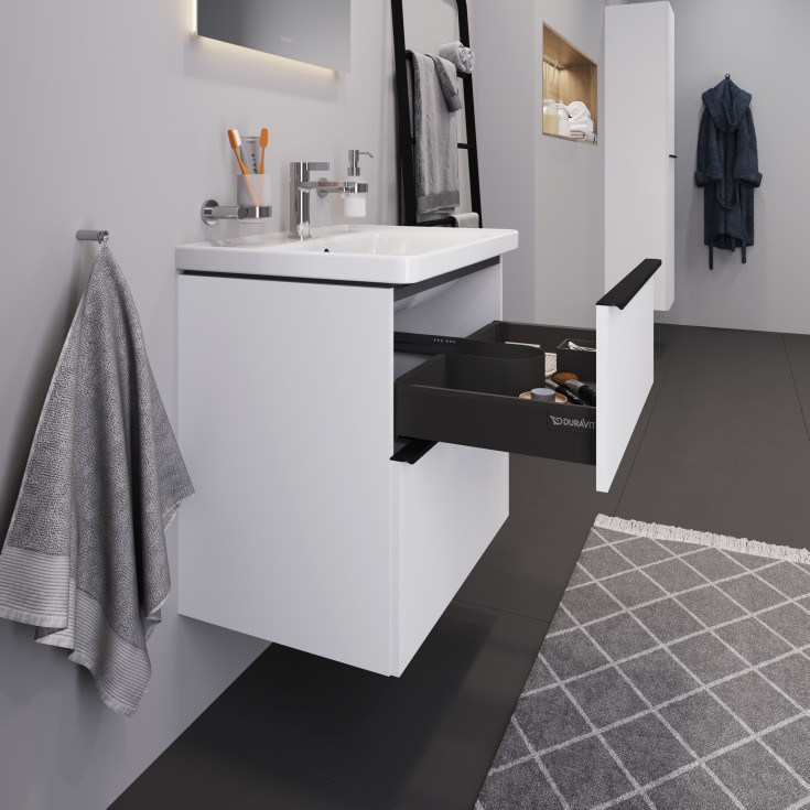 Duravit D-Neo møbelpakke, 65x48 cm, matt hvit